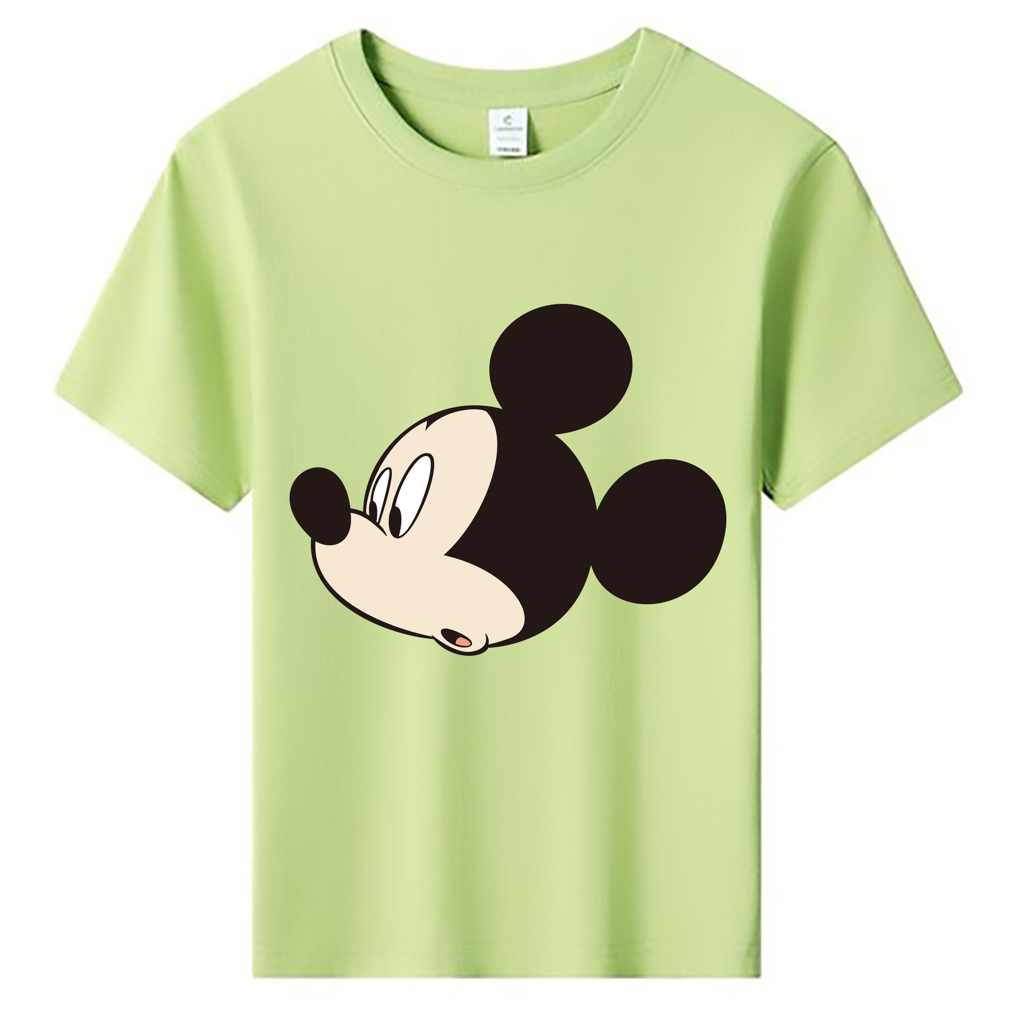 ミッキーマウス Mickey Mouse 綿100％キッズTシャツ（フロントプリント）